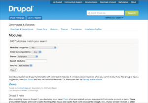 Drupal Screenshot